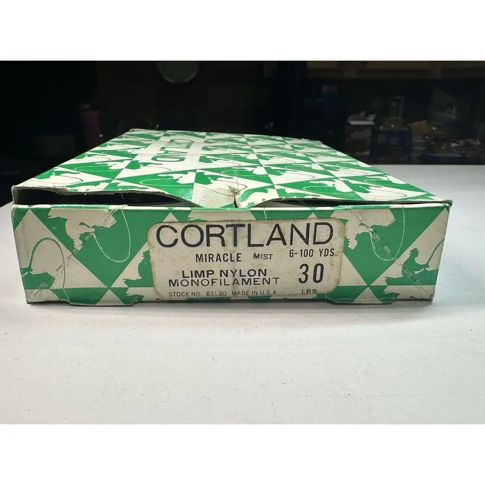 Cortland Miracle 30LB test 6-100yd Spools Limp Nylon Monofilament 6SL30‎ U.S.A